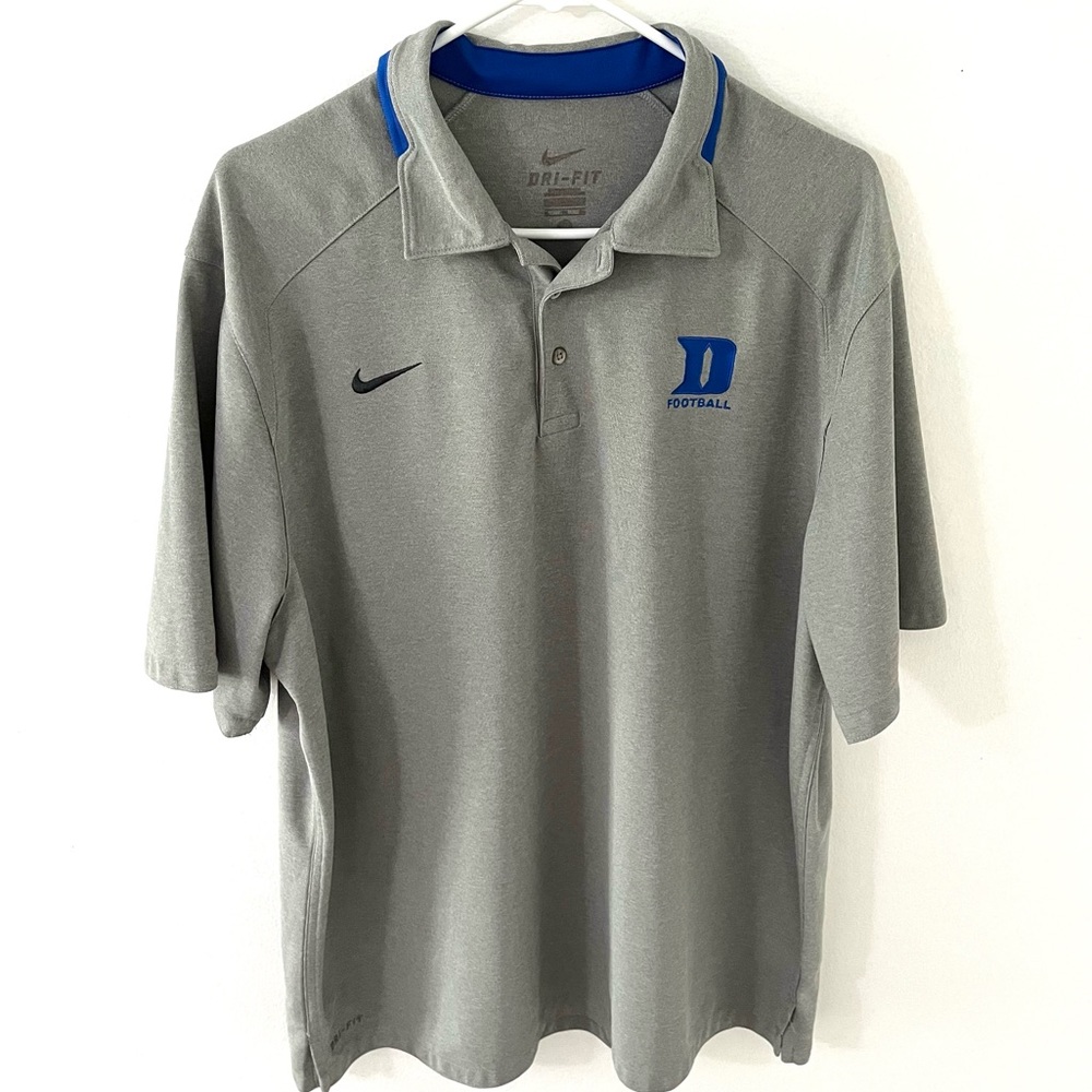 Nike Dri-Fit Duke Blue Devils Football Polo, Size: XL